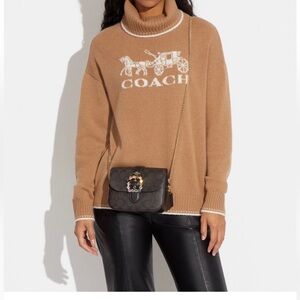 Coach Gemma Crossbody Jeweled Buckle CE623 C6796 C7013 Canvas Leather